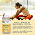 Solaray Vitamina C 1000mg de Liberación Prolongada, 250 Comprimidos