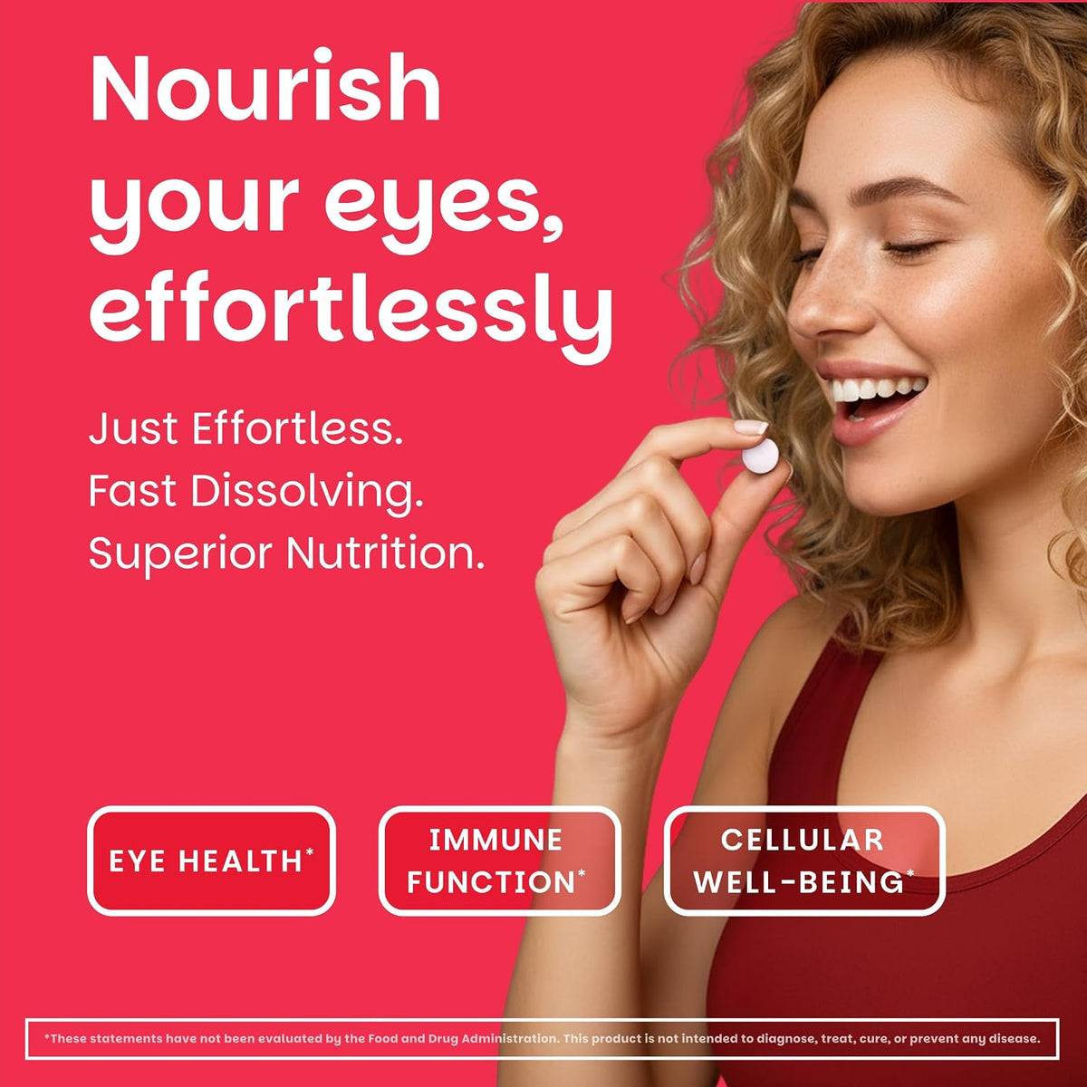 EZ Melts Vitamina A – Suplemento de Vitamina – Sistema inmunitario: Contribuye al funcionamiento normal del – Image 3