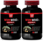 VIP Supplements Complejo de Black Walnut y Wormwood 1500 mg - 120 Cápsulas (2 Envases)