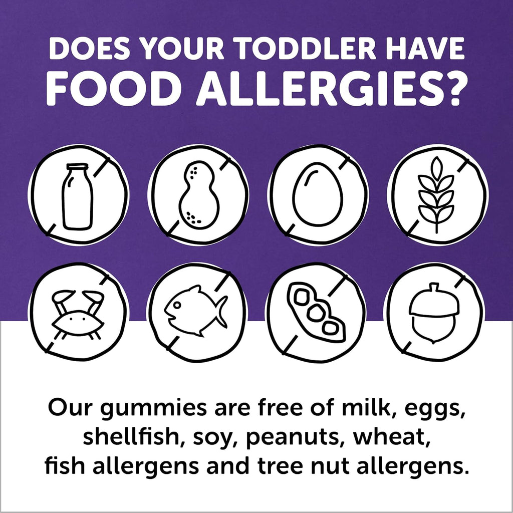 SmartyPants Toddler Multivitamin - Gominolas con Omega-3 y Vitaminas para Niños 2-3 Años