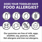 SmartyPants Toddler Multivitamin - Gominolas con Omega-3 y Vitaminas para Niños 2-3 Años