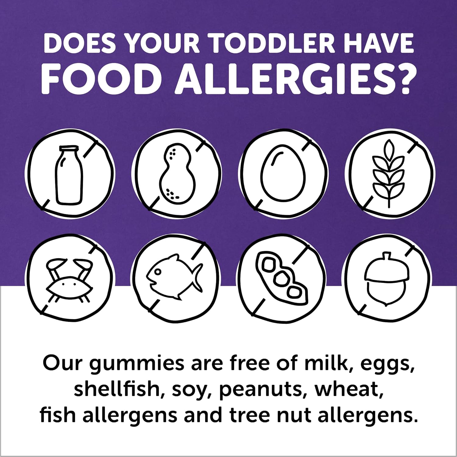 SmartyPants Toddler Multivitamin - Gominolas con Omega-3 y Vitaminas para Niños 2-3 Años