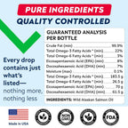 StrellaLab Aceite de Salmón para Perros y Gatos - 946 ml - Omega 3 EPA DHA - Apoyo para Piel y Articulaciones