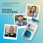 Primer Powders NMNH: Dihidronicotinamida Mononucleótido (120 Cápsulas) – Soporte NAD+