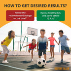 Doctor Taller Kids - Multivitamínico infantil con calcio, 90 comprimidos masticables sabor uva