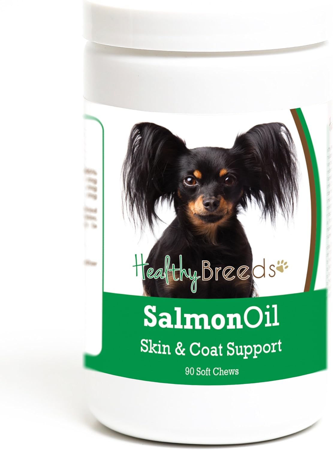 Healthy Breeds Russian Toy Terrier Golosinas blandas de aceite de salmón, 90 unidades