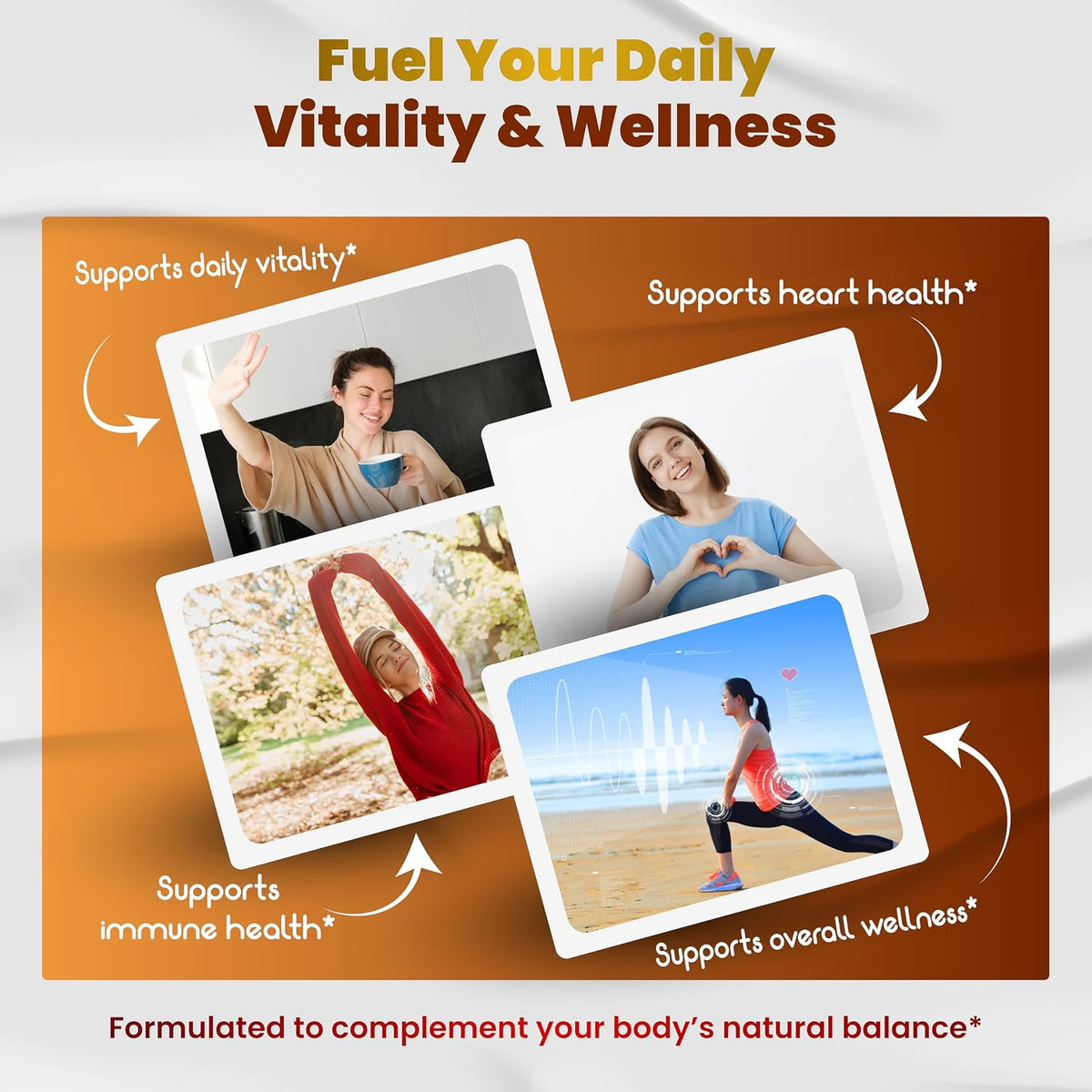 Vegatot Nattokinase Supplement, 10-in-1 – Vitamina D3: Ayuda a la absorción y utilización normal del calcio y el – Image 3