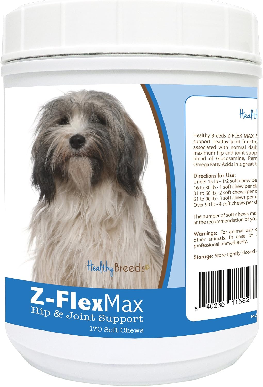 Healthy Breeds Beagle Z-Flex Max – Snacks blandos para articulaciones y cadera (170 unidades)