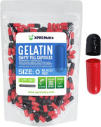 XPRS Nutra Cápsulas Vacías Tamaño 0 - 100 uds. Gelatina Bovina para Rellenar