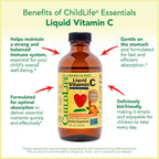 CHILDLIFE ESSENTIALS Vitamina C Líquida para Niños - 118 ml (Pack de 2)