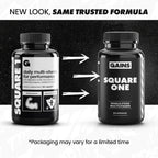 Gains in Bulk Square 1 Multivitamínico y Mineral para Hombres y Mujeres - 90 Cápsulas