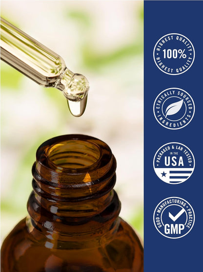 Carlyle Biotin 5000mcg Gotas Líquidas Sabor – Ingredientes limpios: Libre de gluten, trigo, levadura, leche, – Image 7