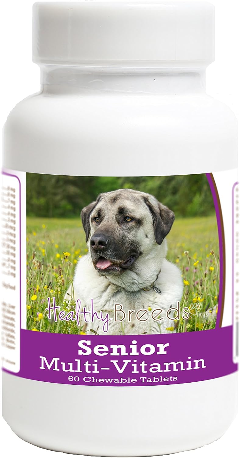 Healthy Breeds Anatolian Shepherd Dog Senior Dog Multivitamin Tablets 60 Comprimidos