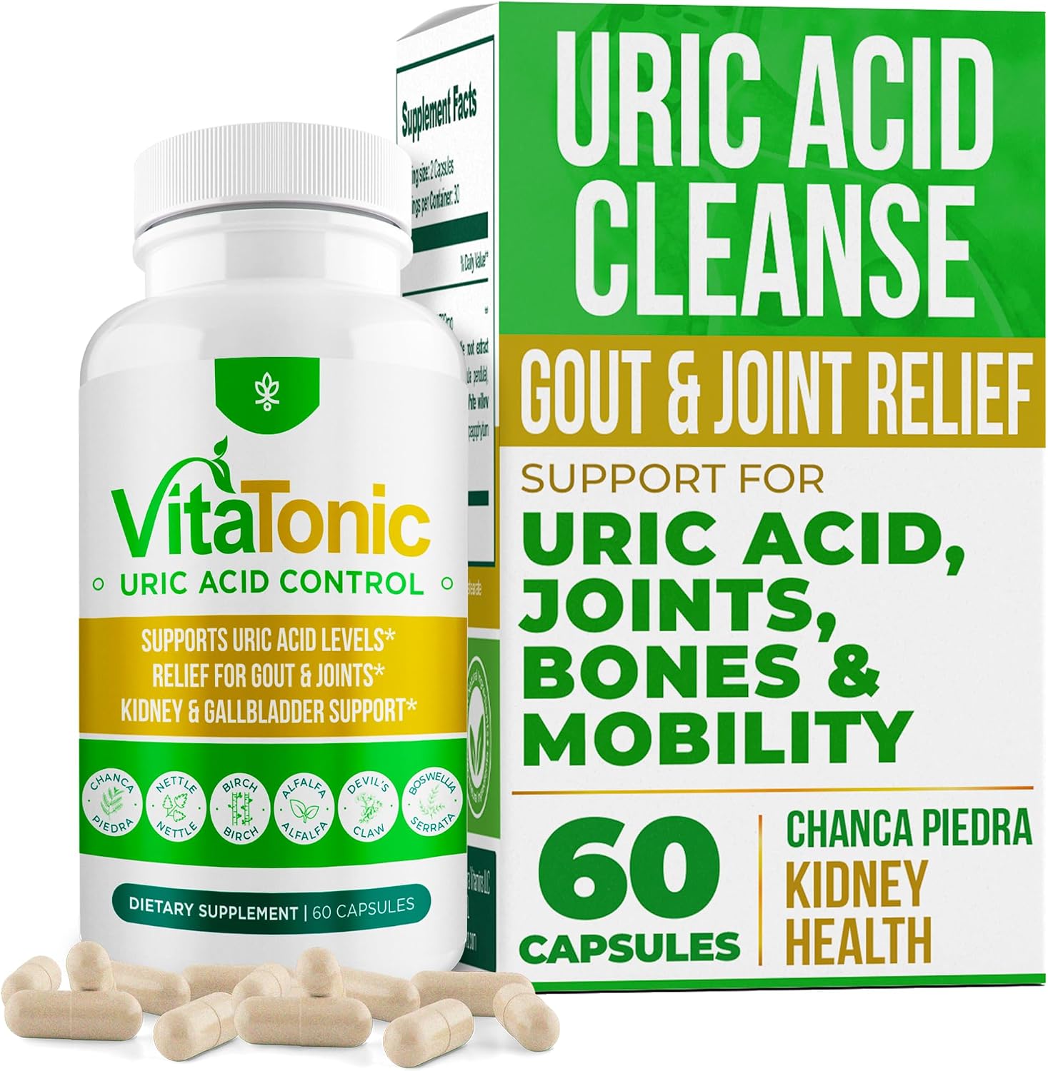 Vitatonic Uric Acid Balancing Aid – 60 Cápsulas