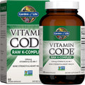 Garden of Life, Raw Vitamin Code K Complex orgánico, 60 cápsulas vegetales