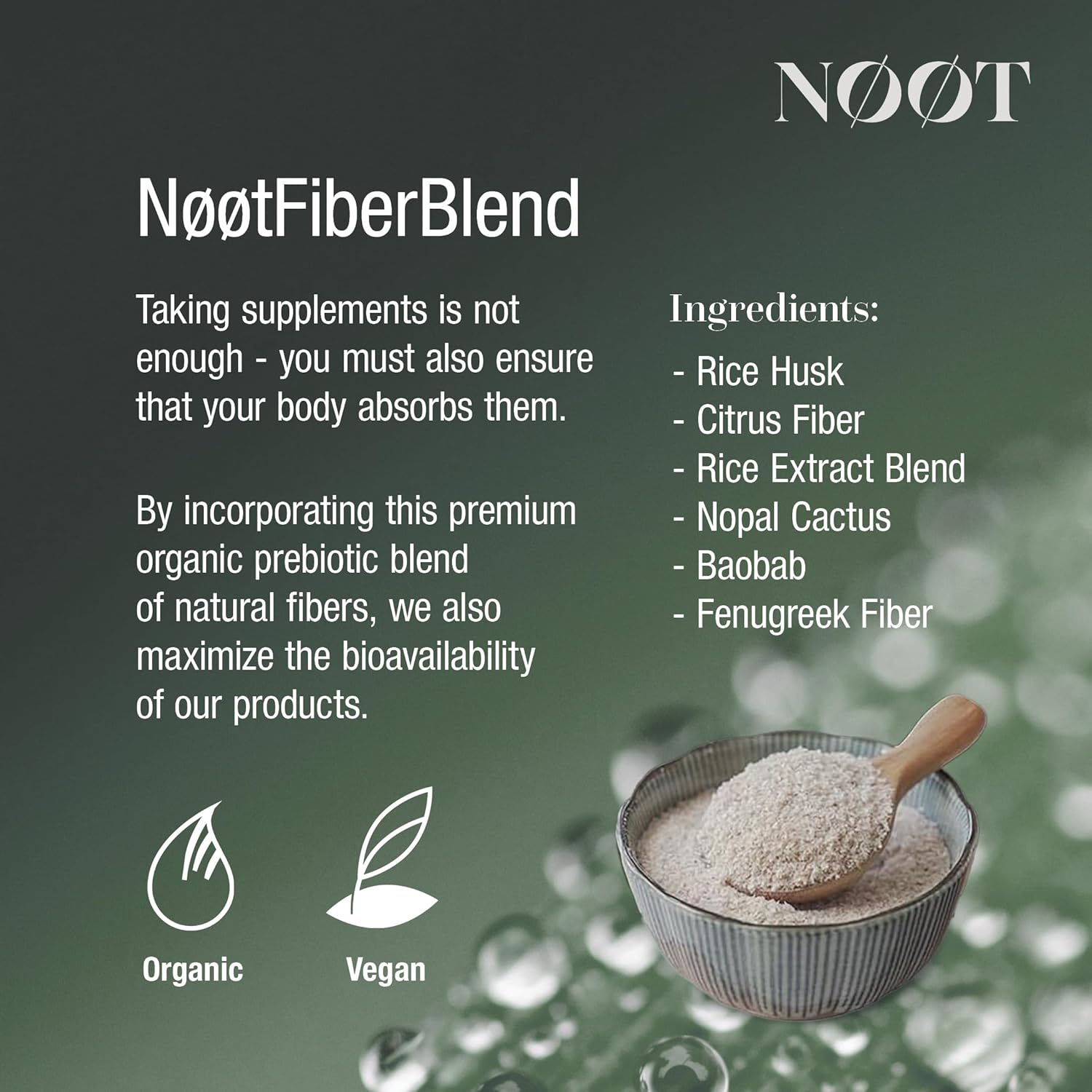 NOOT Concepción y Apoyo a la Fertilidad Femenina – Myo-Inositol, D-Chiro Inositol, Shatavari, Vitex y CoQ10 – 60 Cápsulas Veganas
