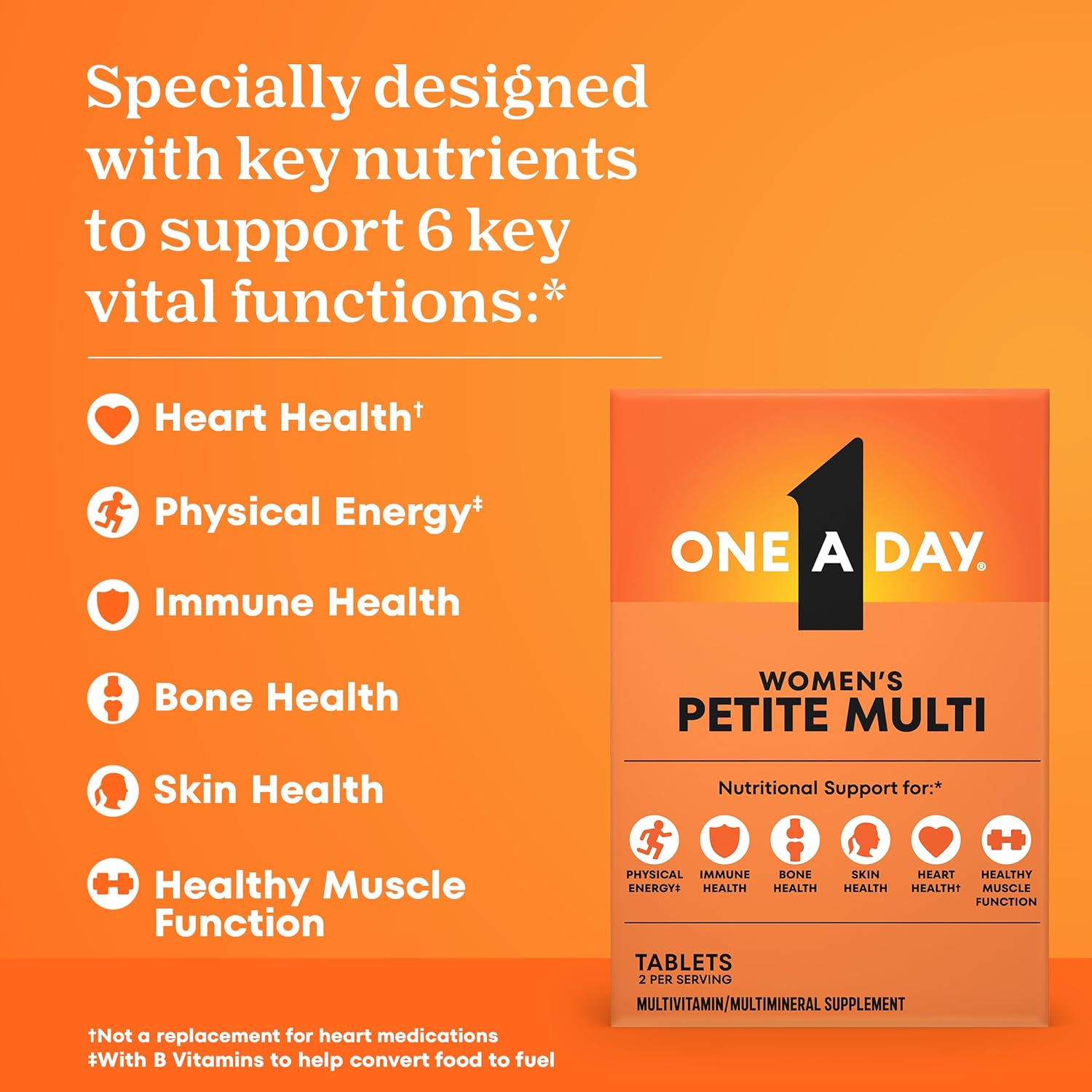 One A Day Women's Petites Multivitaminas para Mujeres, 160 Comprimidos