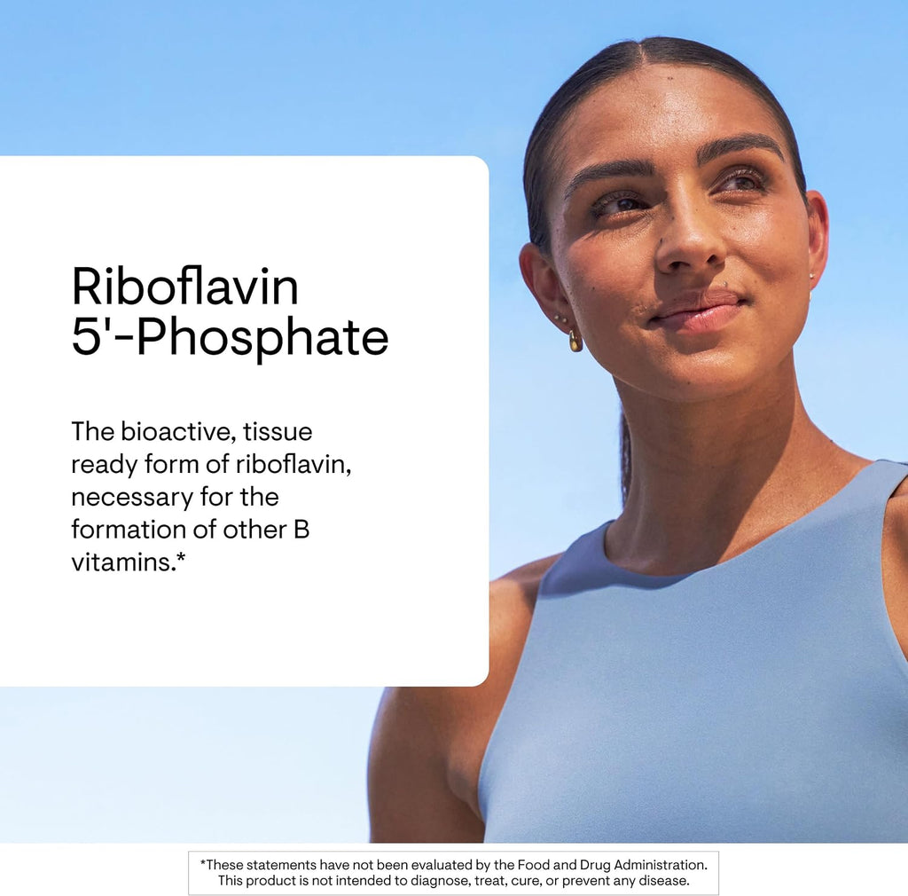 THORNE - Riboflavina 5'-Fosfato - Forma Bioactiva de Vitamina B2 - 60 Cápsulas