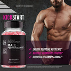 Kickstart Gummies - Gominolas Multivitamínicas para Hombres (2 Pack)