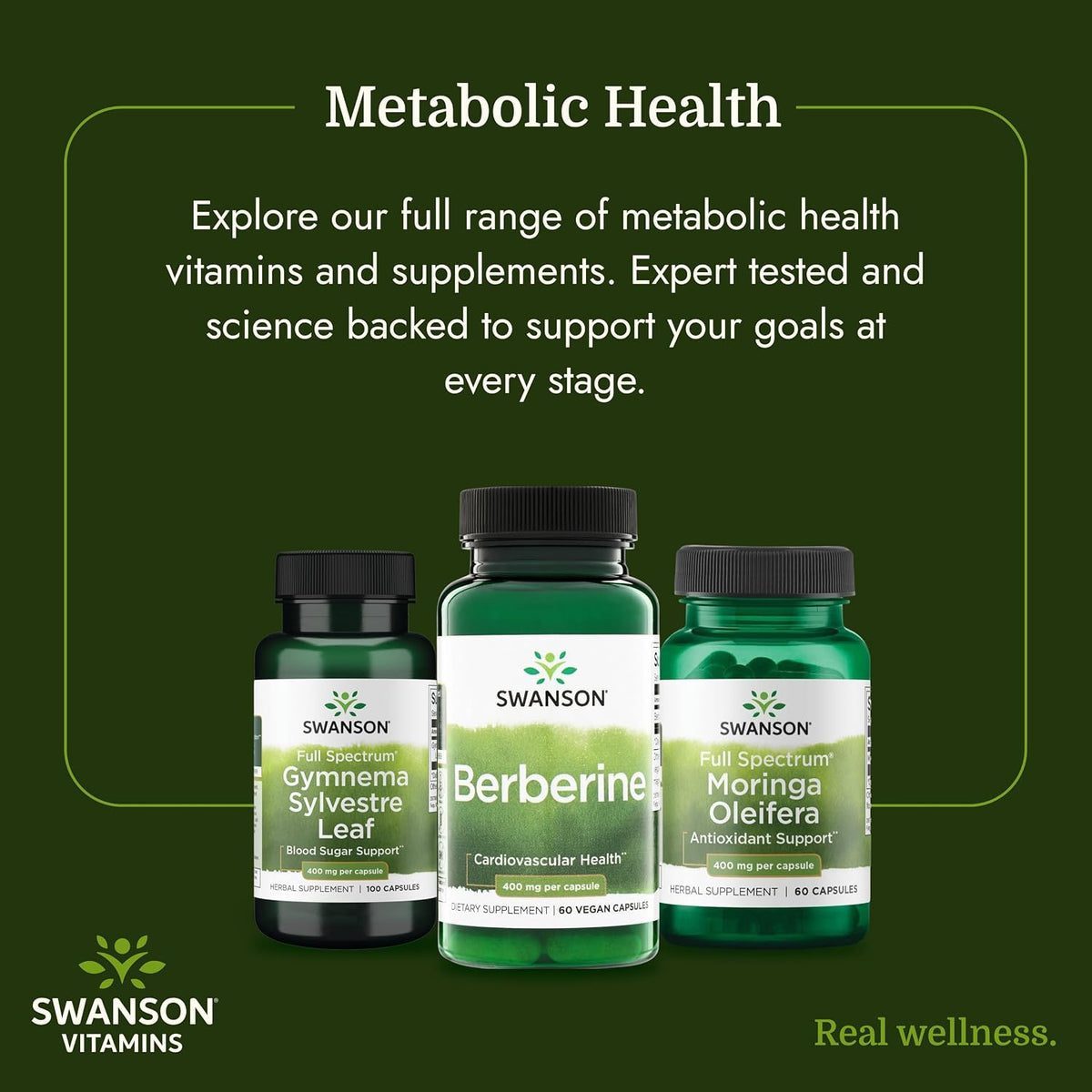 Swanson Berberine HCl 400 mg - 60 Cápsulas Veganas – Image 6