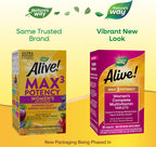 Nature's Way Alive! Max3 Potencia Mujer Multivitamínico Completo, Apoya el Metabolismo Energético, Salud del Corazón y Huesos, con Vitaminas B Metiladas, 90 Comprimidos