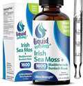 Irish Sea Moss Drops - Sabor Cítricos Bayas - 92+ Minerales y Vitaminas Esenciales - 60 ml
