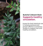 Contravaris - Suplemento para la circulación y salud venosa con Ruscus Aculeatus (60 cápsulas)