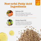Zesty Paws Aceite de Salmón Omega Oil + Hemp para Perros y Gatos - 473 ml