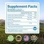 Pure Micronutrients Vitamina D3 K2 - MK7 100mcg, D3 5000 UI, con BioPerine - Vegano - 60 Cápsulas