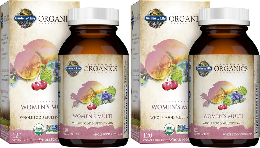 Garden of Life Multivitamínico Orgánico para Mujeres - 120 Comprimidos