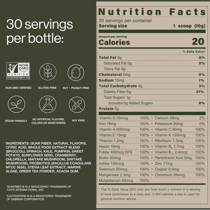 B.WILD Plant-Based Multivitamin Superfood – Vitaminas del grupo B (B6, B12, riboflavina, niacina, ácido – Image 2