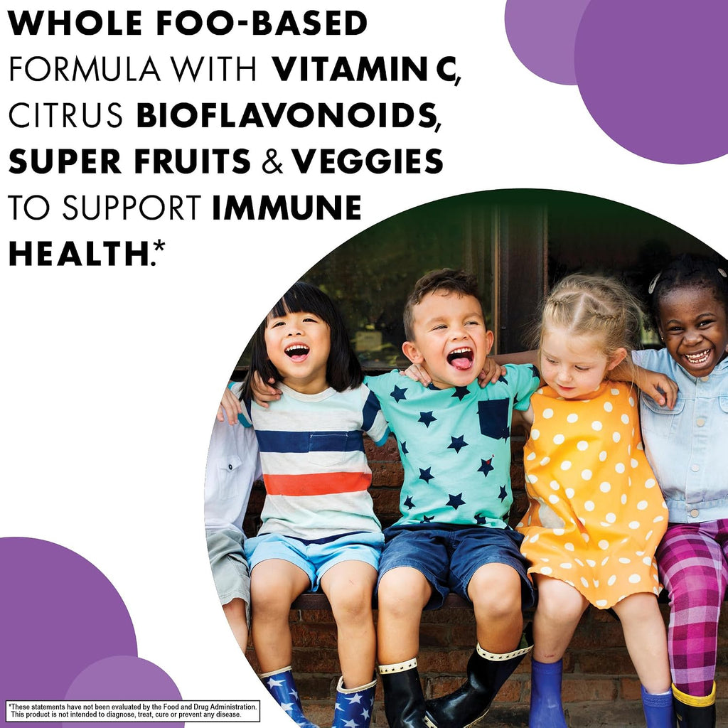 Bluebonnet Rainforest Animalz Vitamina C 250 mg - 90 Comprimidos Masticables para Niños