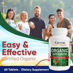 Caraway Vitamins Organic Superfoods Greens Complex - 60 Comprimidos Veganos