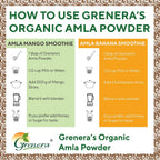 Grenera Organic Amla Powder - Polvo de Grosella India Orgánico USDA - 1 kg