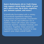 Nulo Advanced Multifuncional Complemento Todo-en-1 para Perros - 90 Chicles Blandos