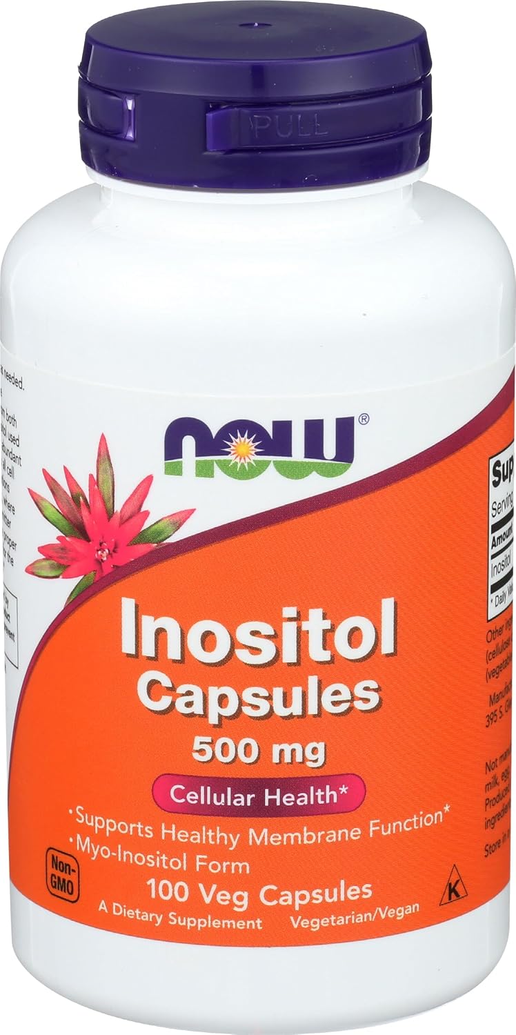 Now Foods - Inositol 500 mg, 100 Capsules
