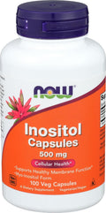 Now Foods - Inositol 500 mg, 100 Capsules