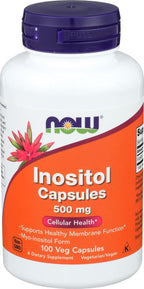 Now Foods - Inositol 500 mg, 100 Capsules