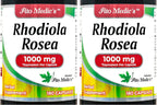 Rhodiola Rosea 1000mg 180 Cápsulas - Suplemento Adaptógeno de Alta Absorción