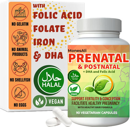 Vitaminas Prenatales para Mujeres | – Folato: contribuye a la formación normal de glóbulos rojos y al crecimiento – Image 1