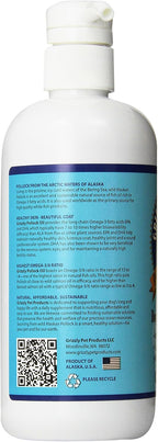 Grizzly Pollock Oil - Aceite de Abadejo para Perros, 473 ml