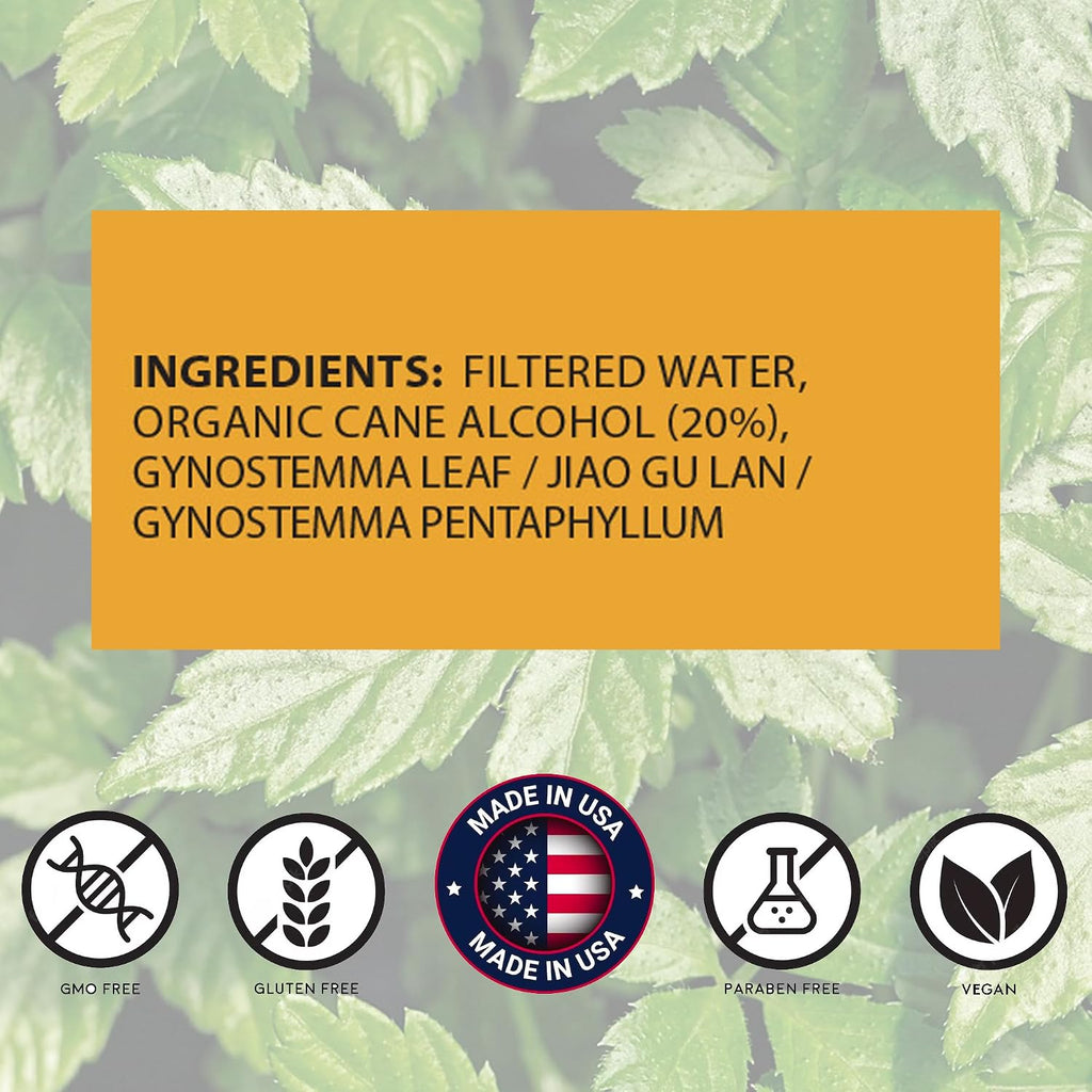 Gynostemma Leaf (Jiao Gu Lan) Tintura Herbal - root + spring