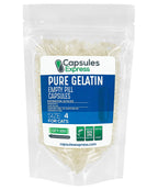 XPRS Nutra Cápsulas Vacías Tamaño 4 para Gatos - Gelatina Bovina Transparente - 100 Unidades