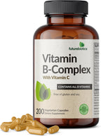 Futurebiotics Vitamin B Complex with Vitamin C - 200 Cápsulas Vegetarianas