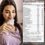 Complete Liquid Multivitamin – Mezcla de Alta Absorción de Vitaminas, Minerales, Aminoácidos, Probióticos y Superalimentos para el Sistema Inmunitario, Energía, Salud Articular y Más. Sin Azúcar Añadido – 30 Porciones