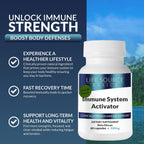 Life Source Basics Activador del Sistema Inmunitario – Beta 1,3/1,6 Glucano 500 mg – 60 Cápsulas