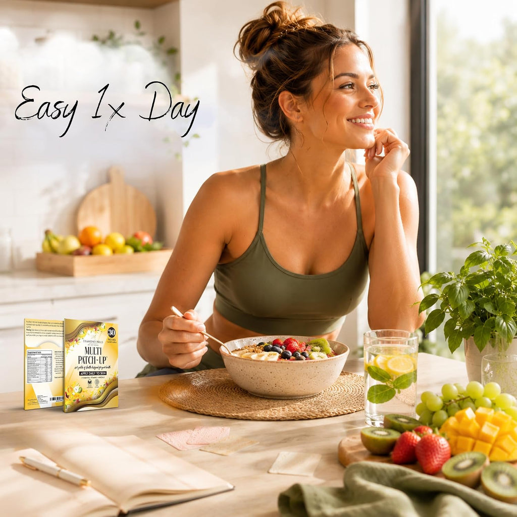 Diamond Hills Multi Patch-Up – Parches diarios multivitamínicos, 30 unidades