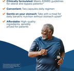 Bariatric Fusion Multivitamínico Bariátrico Sin Hierro - 1 Año de Suministro