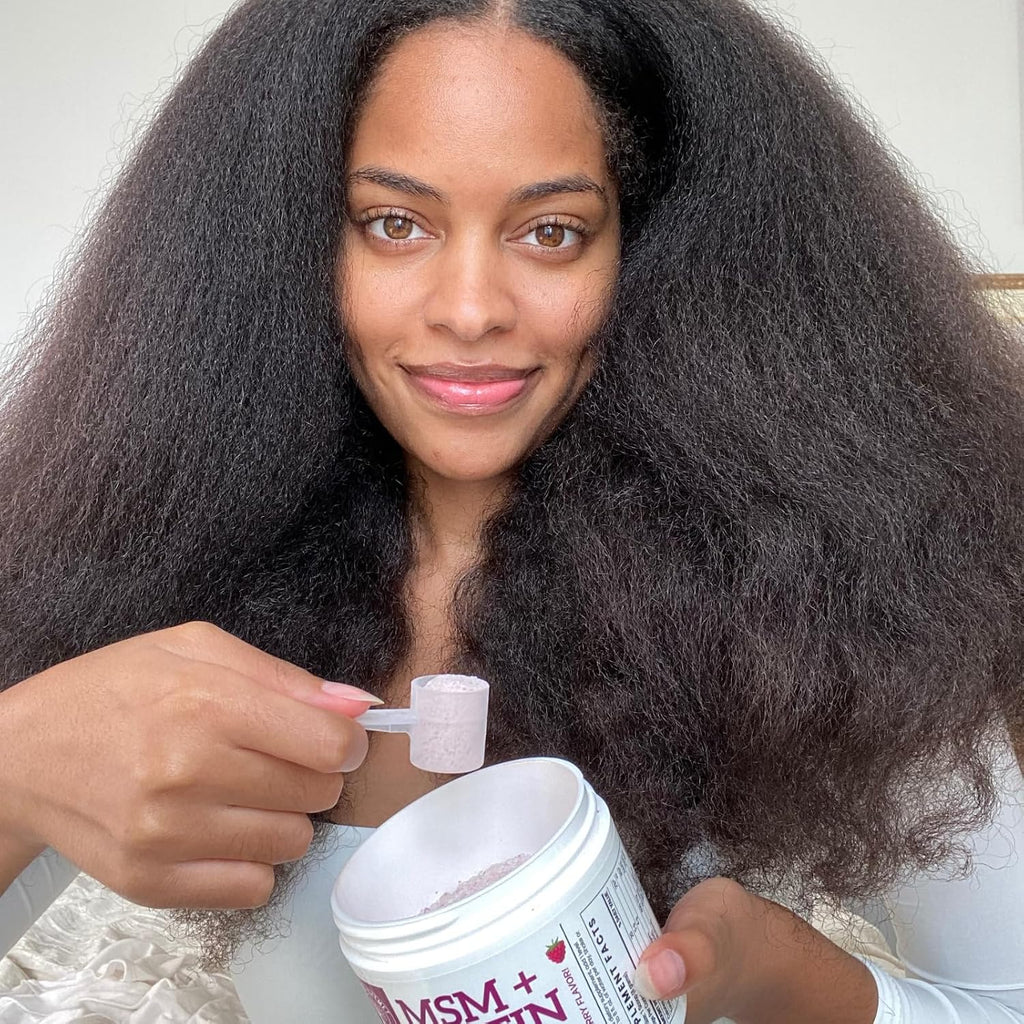 Qhemet Biologics MSM + Biotina Mezcla en Polvo para el Cabello - 241 g