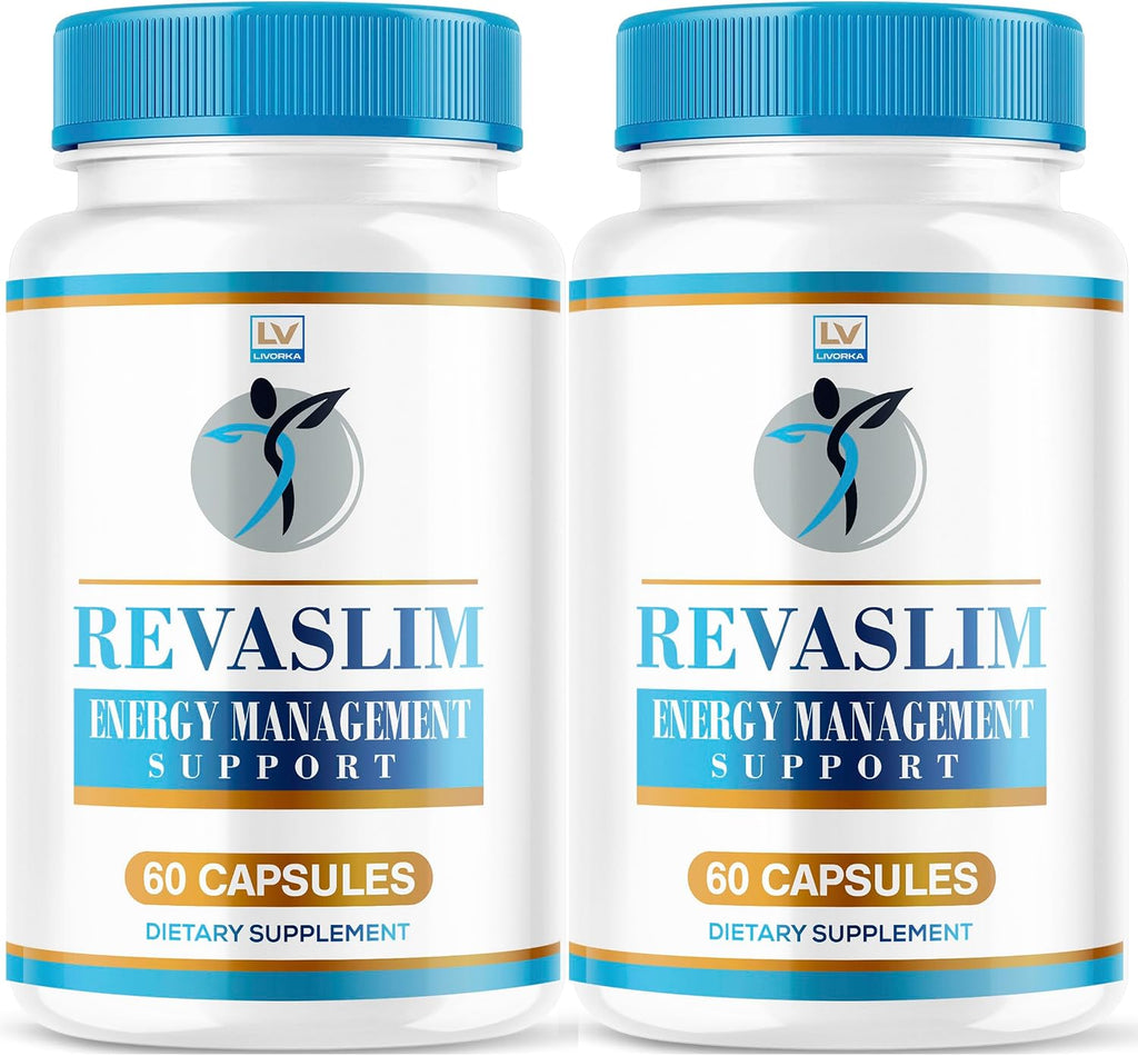 Revaslim Cápsulas - Suplemento Multivitamínico Avanzado (120 Cápsulas, 2 Paquetes)